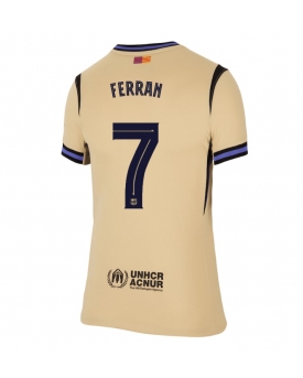 Barcelona Ferran Torres #7 Maglia Gara Trasferta Repliche 2025-26 Donna Maniche Corte